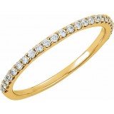 14K Yellow 1/4 CTW Diamond Band photo