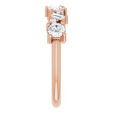 14K Rose 7/8 CTW Diamond Anniversary Band photo 4