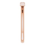 14K Rose 1/10 CTW Diamond Bar Ring photo 4