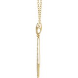 14K Yellow 1/4 CTW Diamond 18 Necklace photo 2