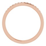 14K Rose 1/3 CTW Diamond Band photo 2