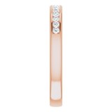 14K Rose 1/3 CTW Diamond Band photo 4
