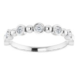 14K White 1/5 CTW Diamond Anniversary Band photo 3