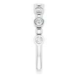 14K White 1/5 CTW Diamond Anniversary Band photo 4