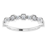 14K White 1/4 CTW Diamond Anniversary Band photo 3