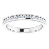 14K White 3/4 CTW Diamond Anniversary Band photo 4