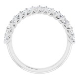 14K White 3/4 CTW Diamond Anniversary Band photo 2