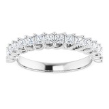 14K White 3/4 CTW Diamond Anniversary Band photo 3