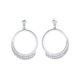 Gems One Silver Cubic Zirconia Earring photo