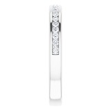14K White 1/2 CTW Diamond Anniversary Band photo 4