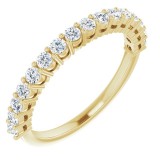 14K Yellow 1/3 CTW Diamond Anniversary Band photo