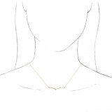 14K Yellow Branch Bar 16-18 Necklace photo 3