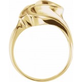 14K Yellow Freeform Ring photo 2