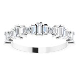 Platinum 5/8 CTW Diamond Anniversary Band photo 3