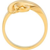 14K Yellow Freeform Ring photo 2