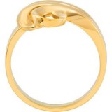 14K Yellow Freeform Ring photo 2