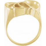 14K Yellow Freeform Ring photo 2