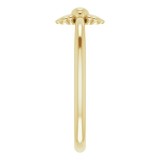 14K Yellow Stackable Bee Ring photo 4