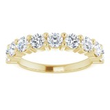 14K Yellow 1 1/3 CTW Diamond Anniversary Band photo 3