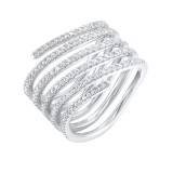Gems One 14Kt White Gold Diamond (3/4Ctw) Ring photo