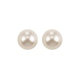 Gems One 14Kt White Gold Pearl (1 Ctw) Earring photo