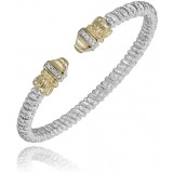 Vahan 14k Gold & Sterling Silver Diamond Bracelet photo