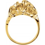 14K Yellow Freeform Ring photo