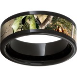 Black Diamond Ceramic Pipe Cut Band with Realtree APG Inlay photo