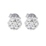 Gems One 14Kt White Gold Diamond (3/4Ctw) Earring photo