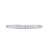 Shah Luxury 14K White Gold Diamond Wedding Band photo