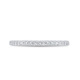 Shah Luxury 14K White Gold Diamond Wedding Band photo