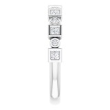 14K White 1/4 CTW Diamond Anniversary Band photo 4