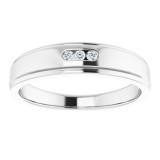 14K White .06 CTW Diamond Ring photo 3