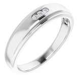 14K White .06 CTW Diamond Ring photo