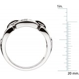14K White 1/3 CTW Diamond Fashion Ring photo 2