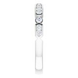 14K White 1/5 CTW Diamond Anniversary Band photo 4