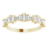 14K Yellow 5/8 CTW Diamond Anniversary Band photo 3