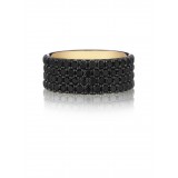 Henri Daussi 9mm Men's Wedding Band MB4 14k Gold Yellow 4.90 Ctw. photo 2