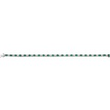 Platinum Emerald & 2 1/3 CTW Diamond Line 7  Bracelet photo 3