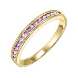 Gems One 10Kt Yellow Gold Pink Sapphire (1/3 Ctw) Ring photo