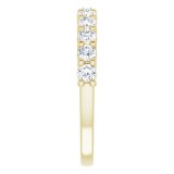 14K Yellow 1/2 CTW Diamond Anniversary Band photo 4