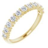 14K Yellow 1/2 CTW Diamond Anniversary Band photo