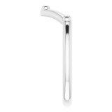 14K White Geometric Ring photo 4