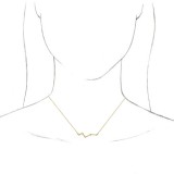14K Yellow 1/10 CTW Diamond Constellation 18 Necklace photo 3