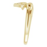 14K Yellow Freeform Ring photo 4