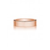 Henri Daussi 5mm Men's Wedding Band MB40 14k Gold Rose 0.40 Ctw. photo