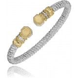 Vahan 14k Gold & Sterling Silver Diamond Bracelet photo