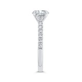 Shah Luxury 14K White Gold Diamond Engagement Ring (Semi-Mount) photo 3