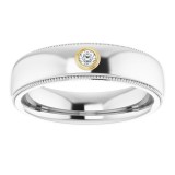 14K White & Yellow .06 CTW Diamond Ring photo 3