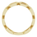 14K Yellow Geometric Ring photo 2